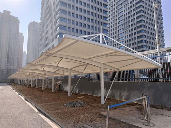 洪山檢驗(yàn)檢疫局拉桿車棚